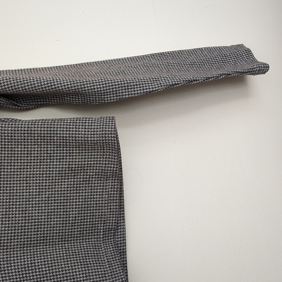 Brown Long Sleeve Collared Cropped Shirt Top Unbranded - Picture 6 of 14